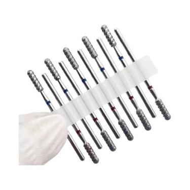 Imagem de 10 Peças De Broca De Unha Tornado Diamond, Cortadores De Manicure De G