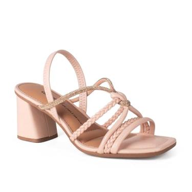 Imagem de Sandália Dakota Feminina Salto Bloco 7cm Confortável (Atlantis Rosado, BR, Adulto, Numérico, 36)