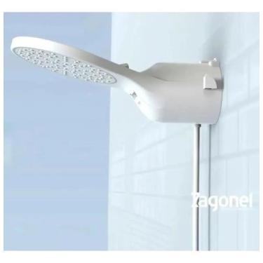 Imagem de Ducha moment eletrônica zagonel, 220V, BRANCO, 7500W