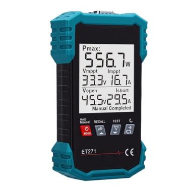 Imagem de Luocute Testador de Painel Solar, Detector Fotovoltaico MPPT de 2.000 W 40A Com Display LCD, Retenção de Dados e Função de Iluminação, para Teste de Corrente de Curto-Circuito de Tensão