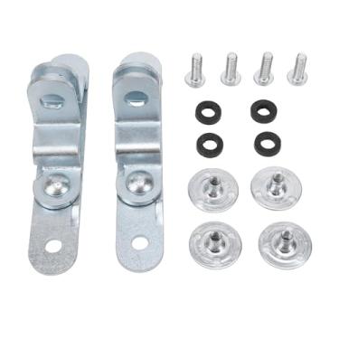 Imagem de Fydun Trava da Porta do Reboque de Carga de 2 Peças, Detentor de Ferrolho da Porta do Reboque de Aço Inoxidável Com Porcas Antirroubo, para Portas de Celeiro de Contêineres de