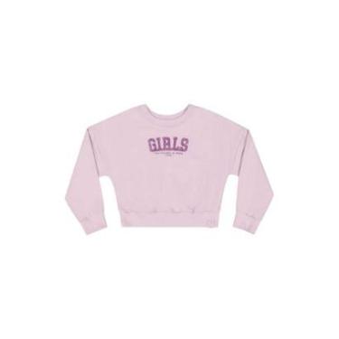 Imagem de Blusão Cropped em Moletom Infantil Menina Quimby-Feminino