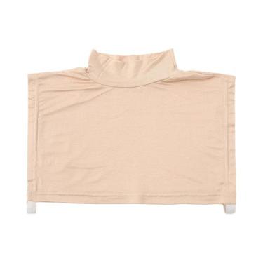 Imagem de Cachecol Feminino De Inverno Quente Com Gola Alta Destacável E Cor Sól