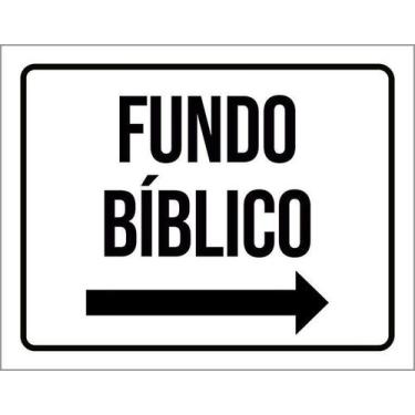 Imagem de Kit 10 Placa Acm Fundo Bíclico Seta Direita 18X23 - Sinalizo