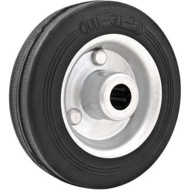 Imagem de Roda 3", de Borracha, Preta, Vonder