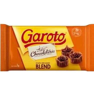 Imagem de Chocolate garoto blend 1 kg, Ao Leite e Meio Amargo