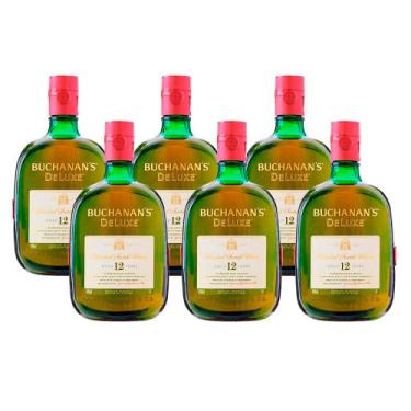 Imagem de Whisky Deluxe 12 Anos 1L 6 Unidades Buchanan s