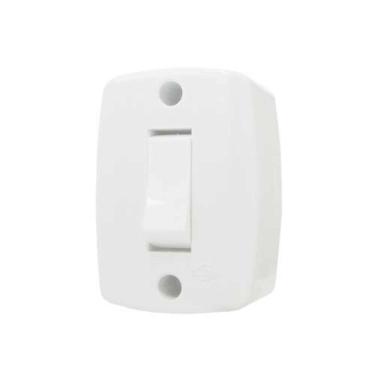 Imagem de Interruptor Simples Linha Retangular para Iluminação Interna com Design Moderno Ilumi