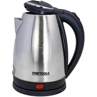 Imagem de Chaleira Jarra Elétrica 110V 2 Litros 1000W Inox Prateada - Startools,