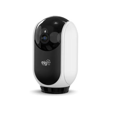 Imagem de ELG, SHCR600, Câmera Robô 360° Full HD 1080P Inteligente, Conexão WI-FI 2.4GHz, Compatível com Alexa, Áudio Bidirecional, Zoom Digital 6x, Branco
