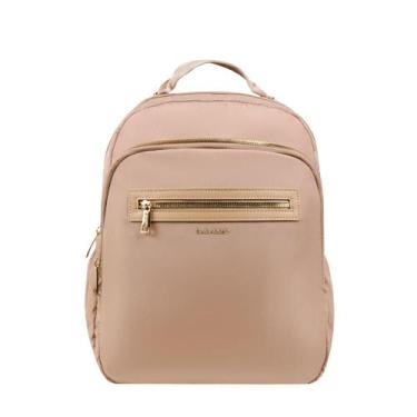 Imagem de Mochila Casual Feminina Nylon Premium Bege - Bagaggio, U, Bege