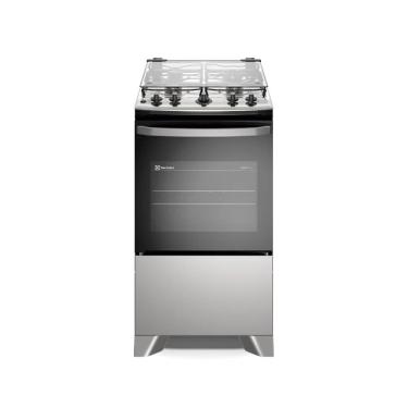 Imagem de Fogão 4 Bocas Electrolux Efficient com PerfectCook FE4IG Mesa de Inox Prata - Bivolt
