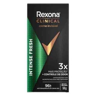 Imagem de Desodorante Antitranspirante Creme Rexona Clinical Men Intense Fresh M