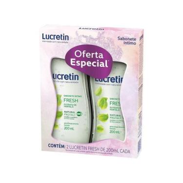 Imagem de Sabonete Íntimo Lucretin Fresh 200ml - 2 Unidades