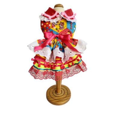 Imagem de Roupa Roupinha Pet Vestido Festa Junina São João Tam 4 - PETCLUB