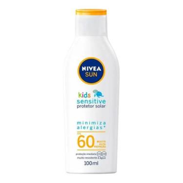 Imagem de Nivea Sun Kids Sensitive FPS 60 Protetor Solar Infantil 100ml