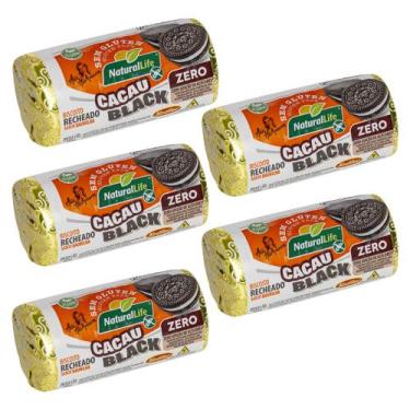 Imagem de Biscoito Cacau Black Recheio de Baunilha Zero Açúcar S/ Glúten Vegano 