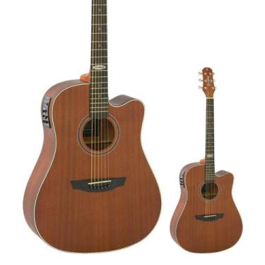 Imagem de Violão Elétrico Folk Cutaway Strinberg SD200C MGS Black Series Mahogan