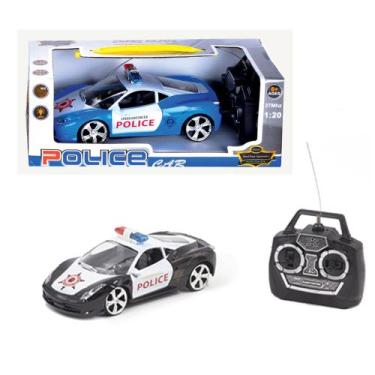 Imagem de Carrinho de Controle Remoto Viatura Policial Police Car - Pica Pau, Az