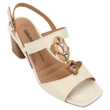 Imagem de Sandalia dakota salto bloco y9762, Creme, 36