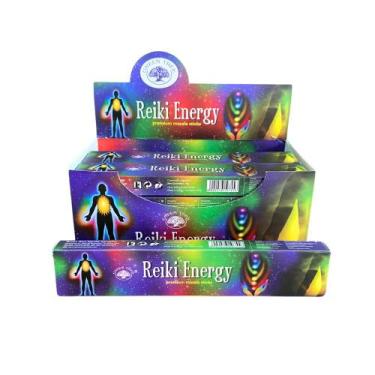 Imagem de Incenso Importado Reiki Energy - 13 Varetas para Meditação e Equilíbri