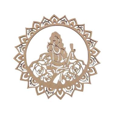 Imagem de Mandala Laser Em MDF - Pomba Gira 40 cm 7795 - Ateliê Arte Coisas