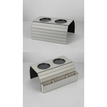 Imagem de Kit 2 Porta Copos e Controle para Braço de Sofá MDF - Congratulations 