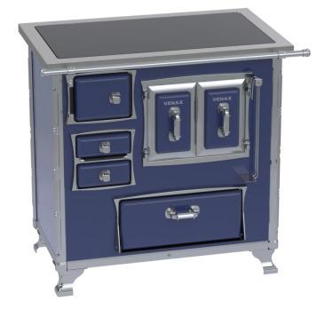Imagem de Fogao a Lenha Venax GII n 1 Sec XVIII Premium Azul Gab SD