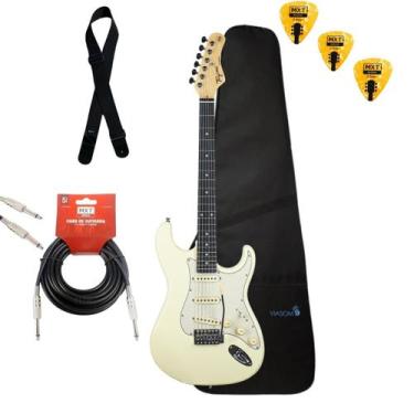 Imagem de Kit Guitarra Elétrica Tagima TW C/Capa Séries TG-500 Stratocaster + Ca