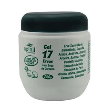 Imagem de Gel Massageador 17 Ervas Apinil e Sebo de Carneiro Pote 250g