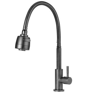 Imagem de Torneira Para Cozinha Jaguaribe Pingoo.casa - Preto