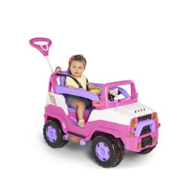 Imagem de Veículo Para Bebê Diipi Rosa C/Som 30Kg - Calesita