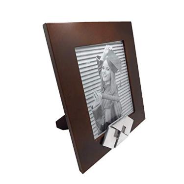 Imagem de Porta Retrado Administração Lembrança Formatura Decoração Sarquis Samara Imbuia