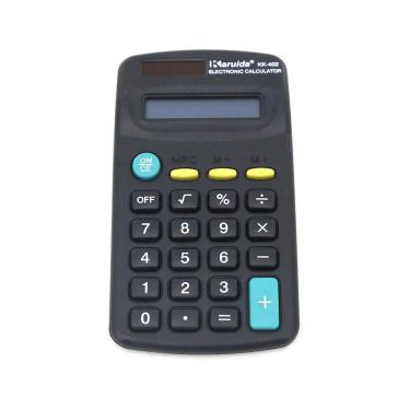 Imagem de Calculadora de Mesa Le Visor com 08 Dígitos Preta Modelo