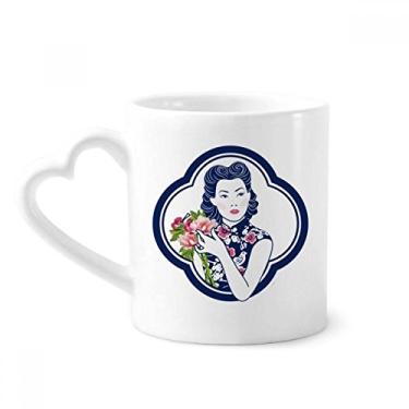 Imagem de Cultura chinesa flor beleza caneca café cerâmica copo coração vidro