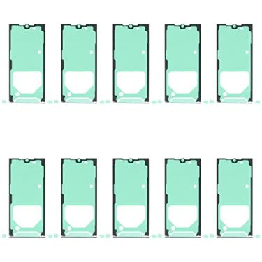 Imagem de HONGYAN Peças de substituição de telefone celular Para Samsung Galaxy S22 Ultra 5G SM-S908B 10PCS Front Hous Acessórios telefônicos