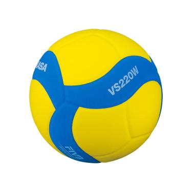 Imagem de BOLA DE VOLEIBOL JUVENIL VS220W Y BL EM EVA LAMINADO MIKASA