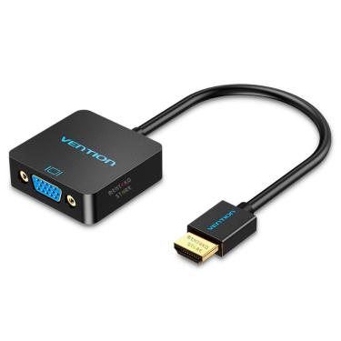 Imagem de Cabo Conversor Adaptador hdmi Para vga P2 Audio 15cm Vention