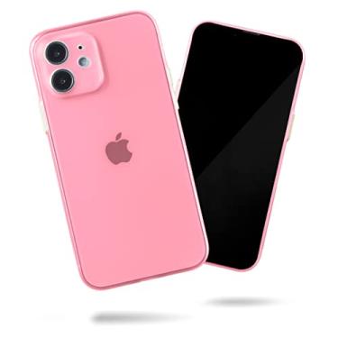 Imagem de SteepLab Capa super fina 2.0 para iPhone 12 Mini (2020, tela de 5,4 polegadas) - A capa de telefone ultra fina e minimalista (algodão doce rosa)