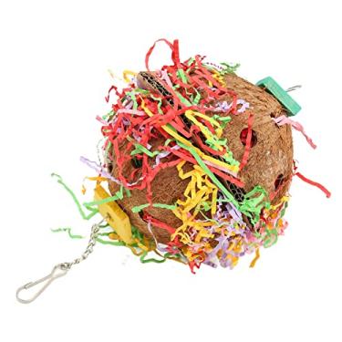 Imagem de Brinquedos para Mastigar Pássaros, Brinquedos de Forragem para Papagaio de Pássaros Brinquedos para Pendurar para Forrageamento Brinquedo Triturador de Gaiola para Papagaio Brinquedo Triturador de