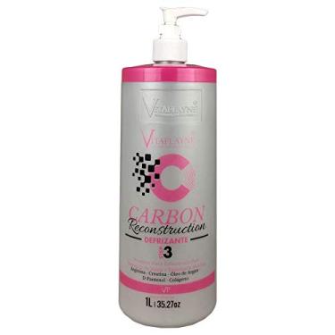 Imagem de Defrizante Reconstrutor Carbono Passo 3 Creatina Arginina Argan D-Pantenol Colágeno 1 L Vitaflayne