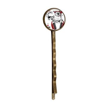Imagem de Fone de ouvido Camel Rock Music Painting Retro Metal Hair Bobby Pin Headwear