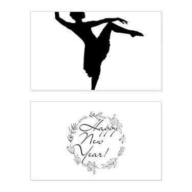 Imagem de Dance Dancer Performance Art Sports New Year Festival Greeting Card Bless Message Gift