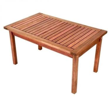 Imagem de Mesa Lateral para Jardim Madeira Maciça Taj Cedro Rosa Madeira