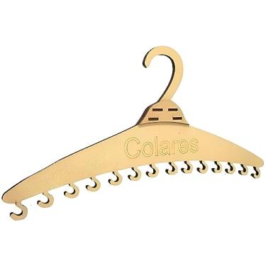 Imagem de Suporte Porta Colares Cabide Organizador joias colar Prático, Pendurar colares pulseiras Em Mdf 40cm