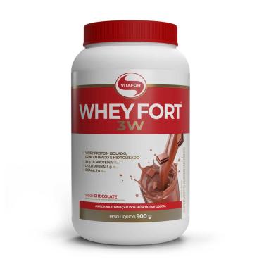Imagem de Whey Protein Vitafor Whey Fort Isolado e Concentrado Chocolate 900g 900g