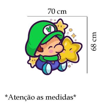 Imagem de Adesivo De Parede Super Mario Baby Mod01