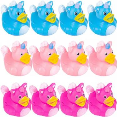 Imagem de Patos de borracha de unic rnio - 12 pe as