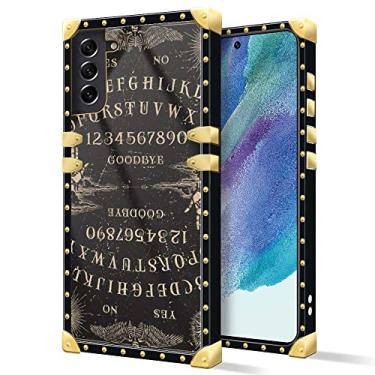 Imagem de DAIZAG Compatível com Samsung Galaxy S21 FE, B Witchy Ouija Board Case Luxury Elegant Women Girls Metal Decoração Canto Clássico Retro Soft TPU Capa para Samsung Galaxy S21 FE