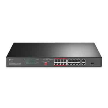 Imagem de Switch TP-Link TL-SL1218P 16 Portas POE + 2 Gigabit 10/100/1000Mbps Rack + 1 SFP